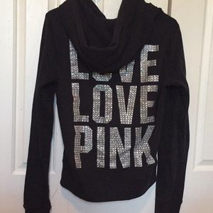 VS PINK Black Bling Jacket